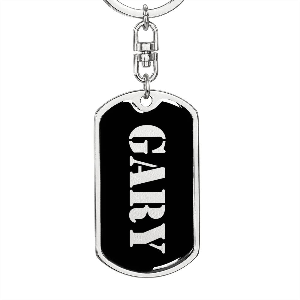 Gary v3 - Luxury Dog Tag Keychain
