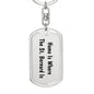 St. Bernard's Home - Luxury Dog Tag Keychain