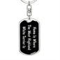 West Highland White Terrier's Home v2 - Luxury Dog Tag Keychain