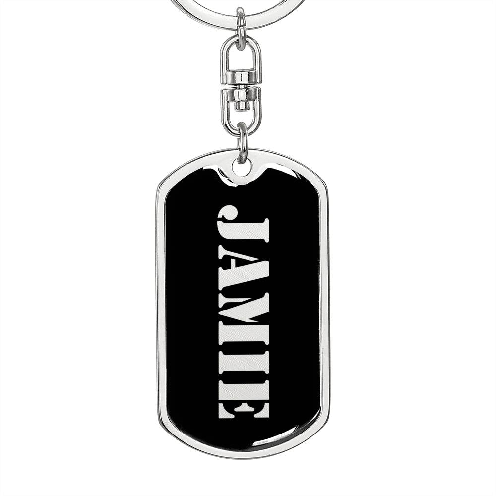Jamie v3 - Luxury Dog Tag Keychain