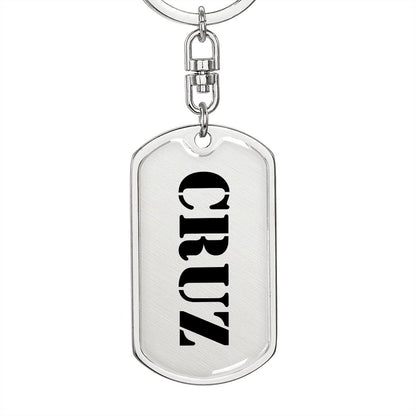 Cruz - Luxury Dog Tag Keychain