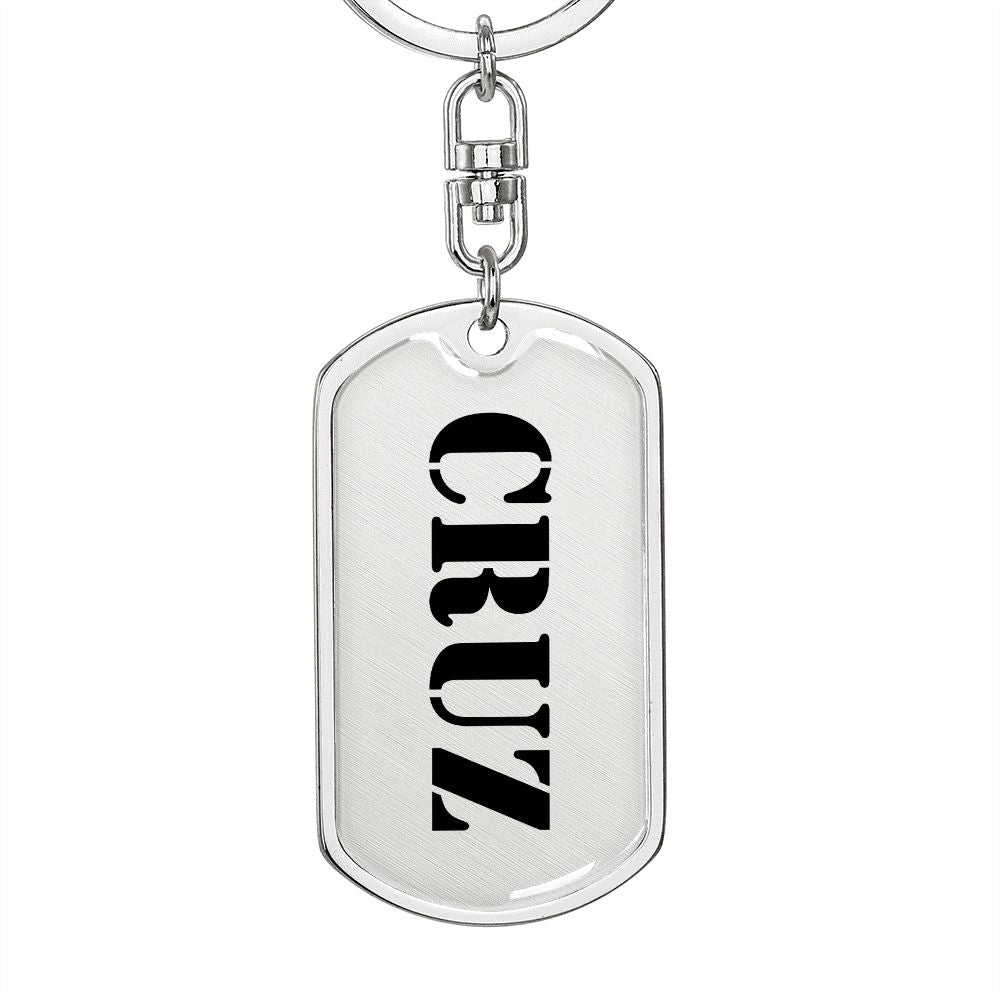 Cruz - Luxury Dog Tag Keychain