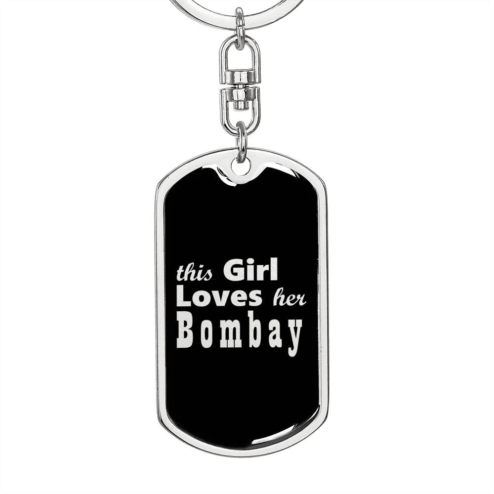 Bombay v2 - Luxury Dog Tag Keychain