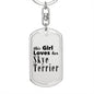 Skye Terrier - Luxury Dog Tag Keychain