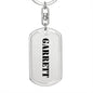 Garrett - Luxury Dog Tag Keychain