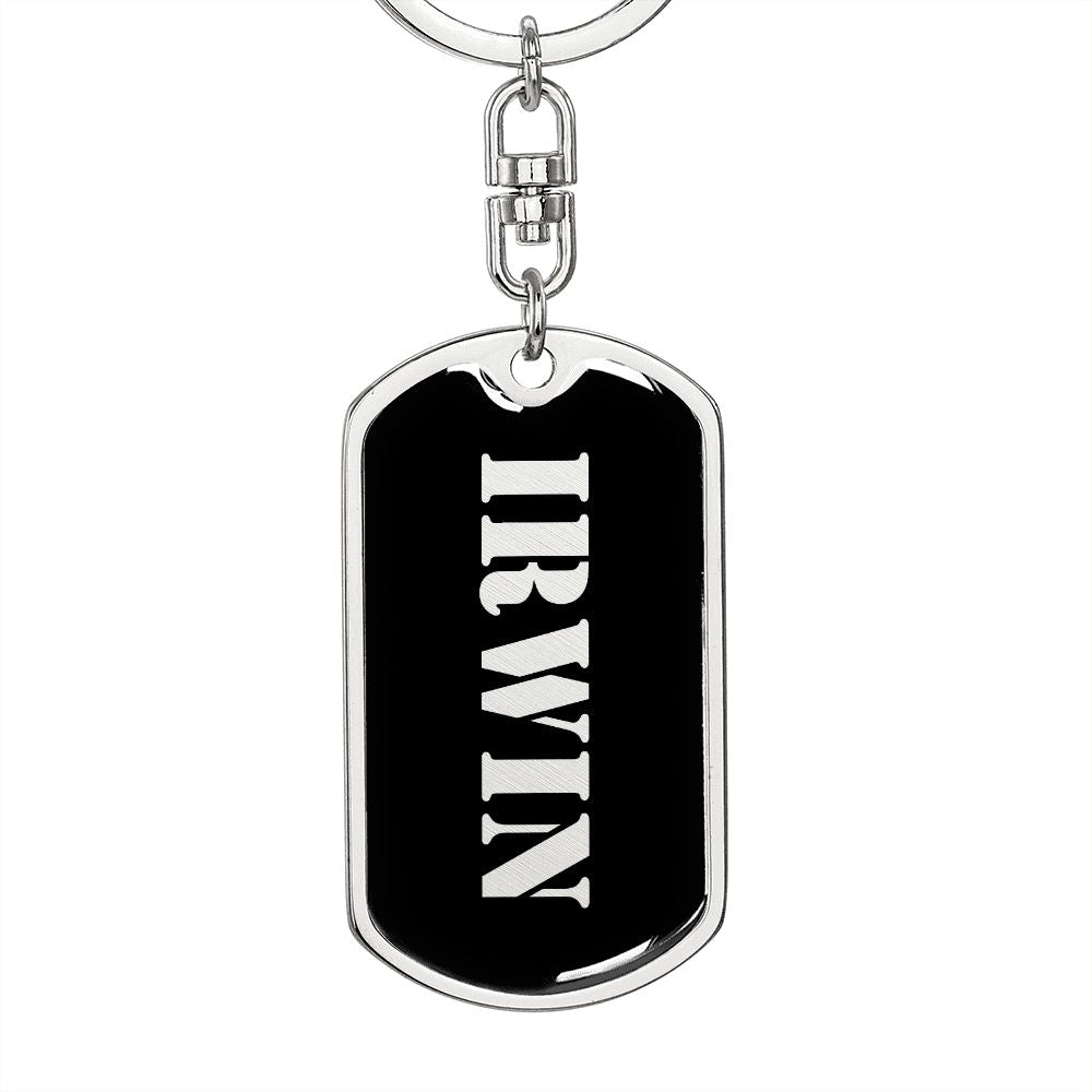 Irwin v2 - Luxury Dog Tag Keychain