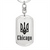 Chicago - Luxury Dog Tag Keychain