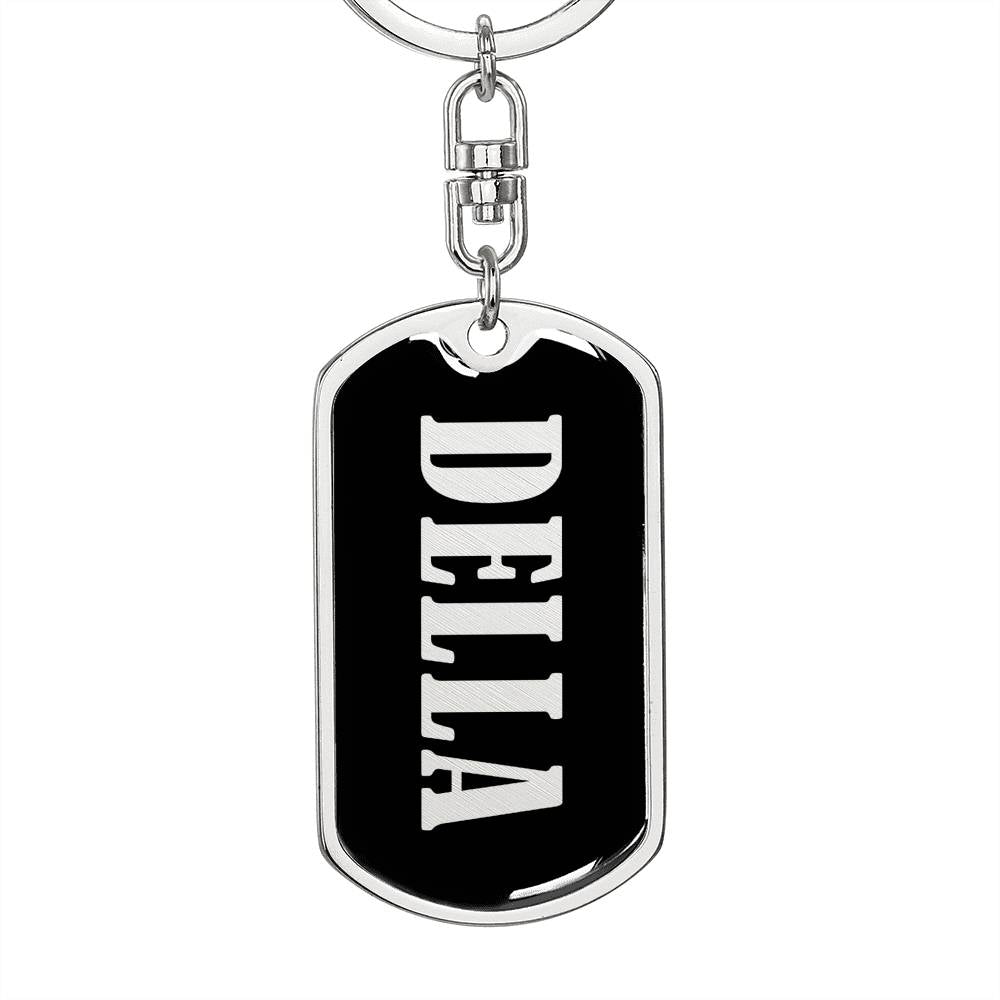 Della v02 - Luxury Dog Tag Keychain