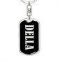 Della v02 - Luxury Dog Tag Keychain