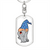 Wizard 02 - Luxury Dog Tag Keychain