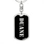 Duane v3 - Luxury Dog Tag Keychain
