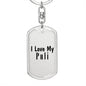 Love My Puli - Luxury Dog Tag Keychain
