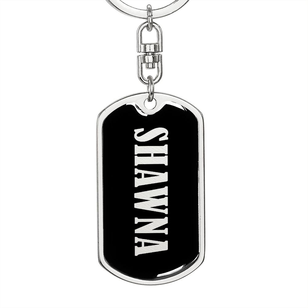 Shawna v02 - Luxury Dog Tag Keychain