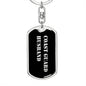 Coast Guard Husband v2 - Luxury Dog Tag Keychain