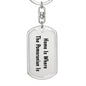 Pomeranian's Home - Luxury Dog Tag Keychain