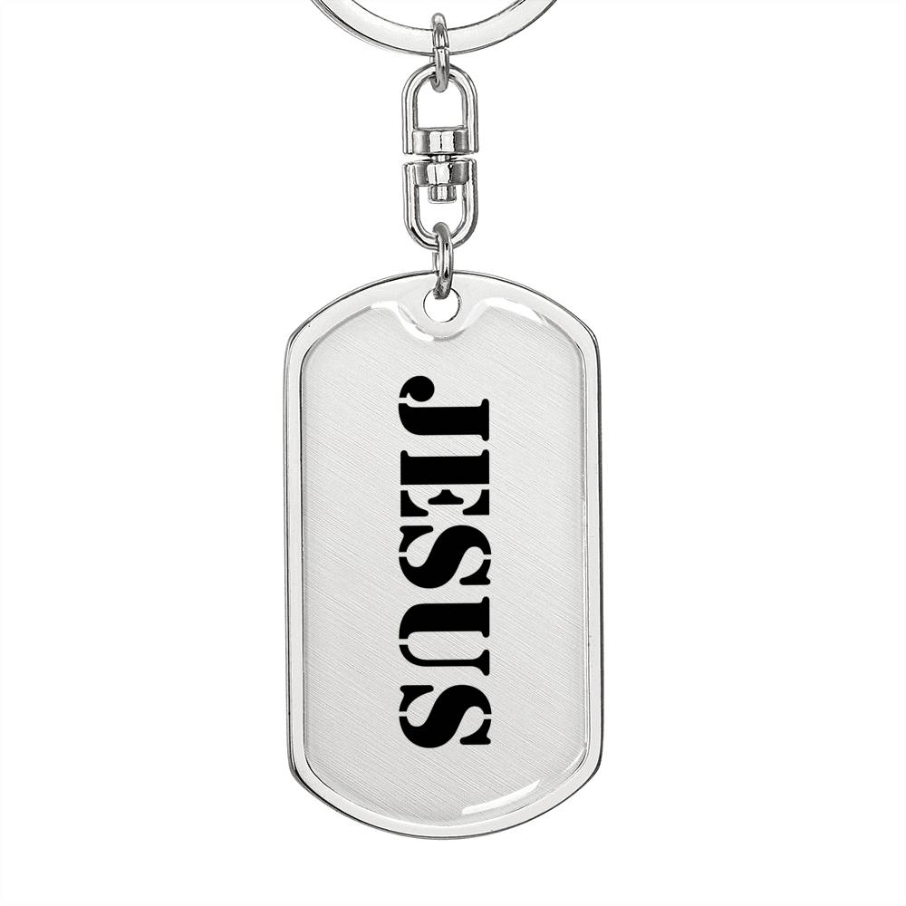 Jesus - Luxury Dog Tag Keychain