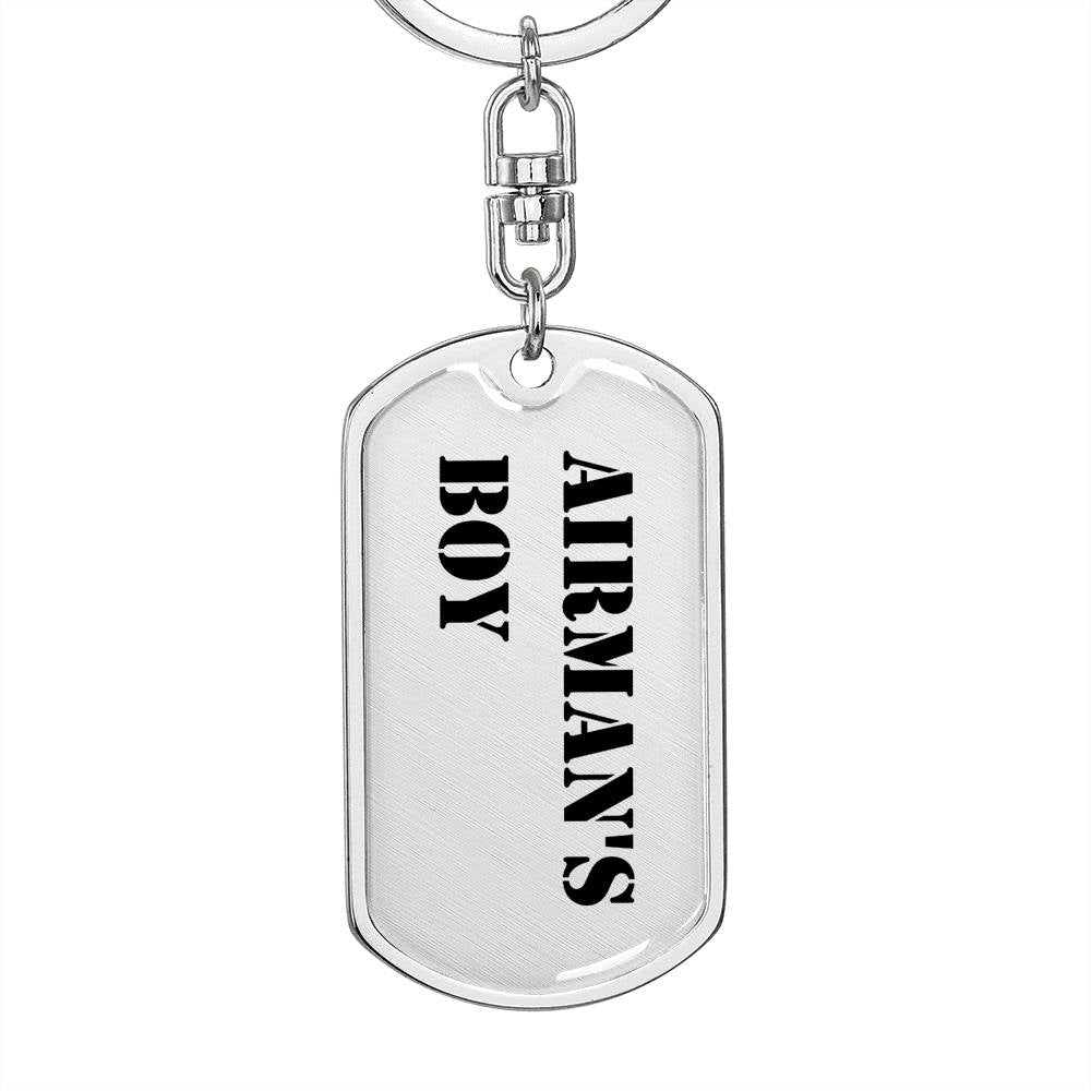 Airman's Boy - Luxury Dog Tag Keychain