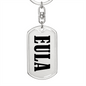 Eula v01 - Luxury Dog Tag Keychain
