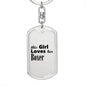 Boxer - Luxury Dog Tag Keychain