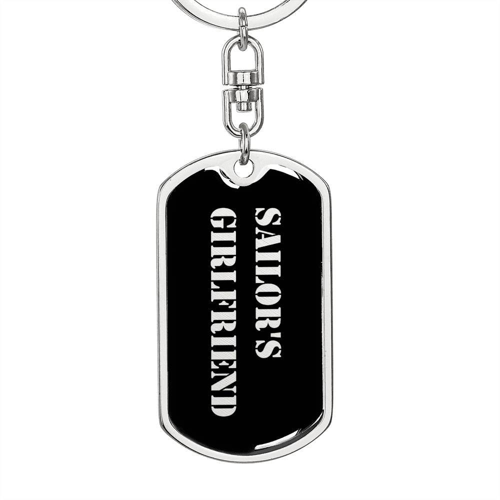 Sailor's Girlfriend v2 - Luxury Dog Tag Keychain