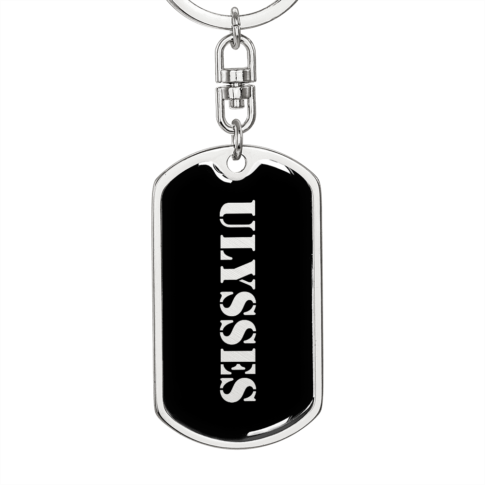 Ulysses v2 - Luxury Dog Tag Keychain