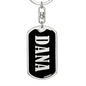 Dana v02 - Luxury Dog Tag Keychain