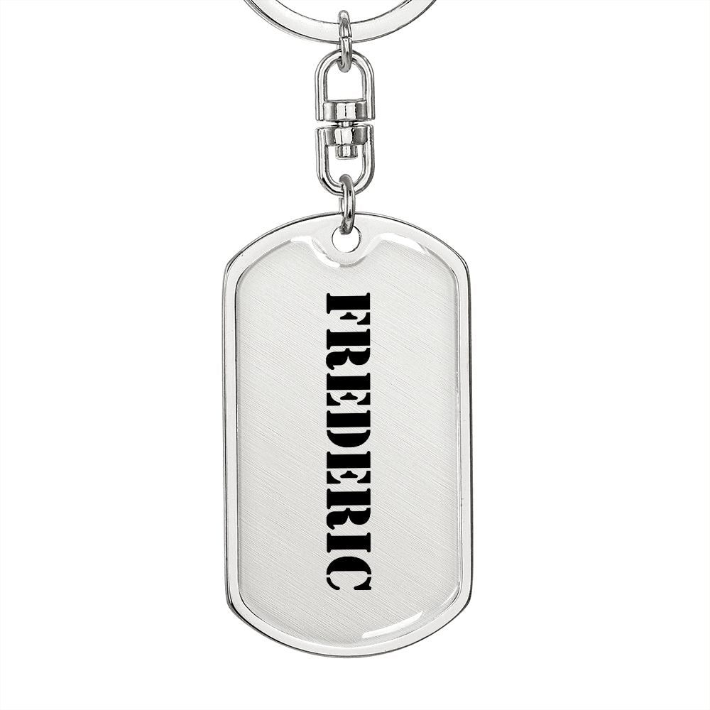 Frederic - Luxury Dog Tag Keychain