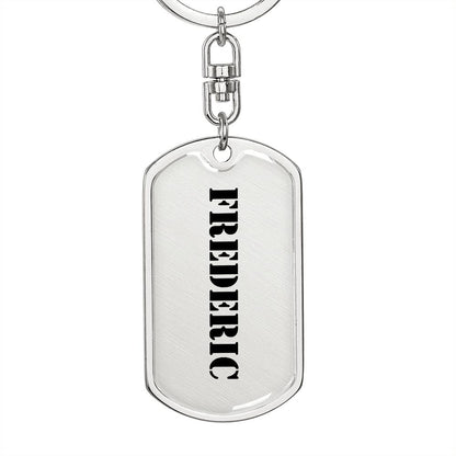 Frederic - Luxury Dog Tag Keychain