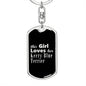 Kerry Blue Terrier v2 - Luxury Dog Tag Keychain
