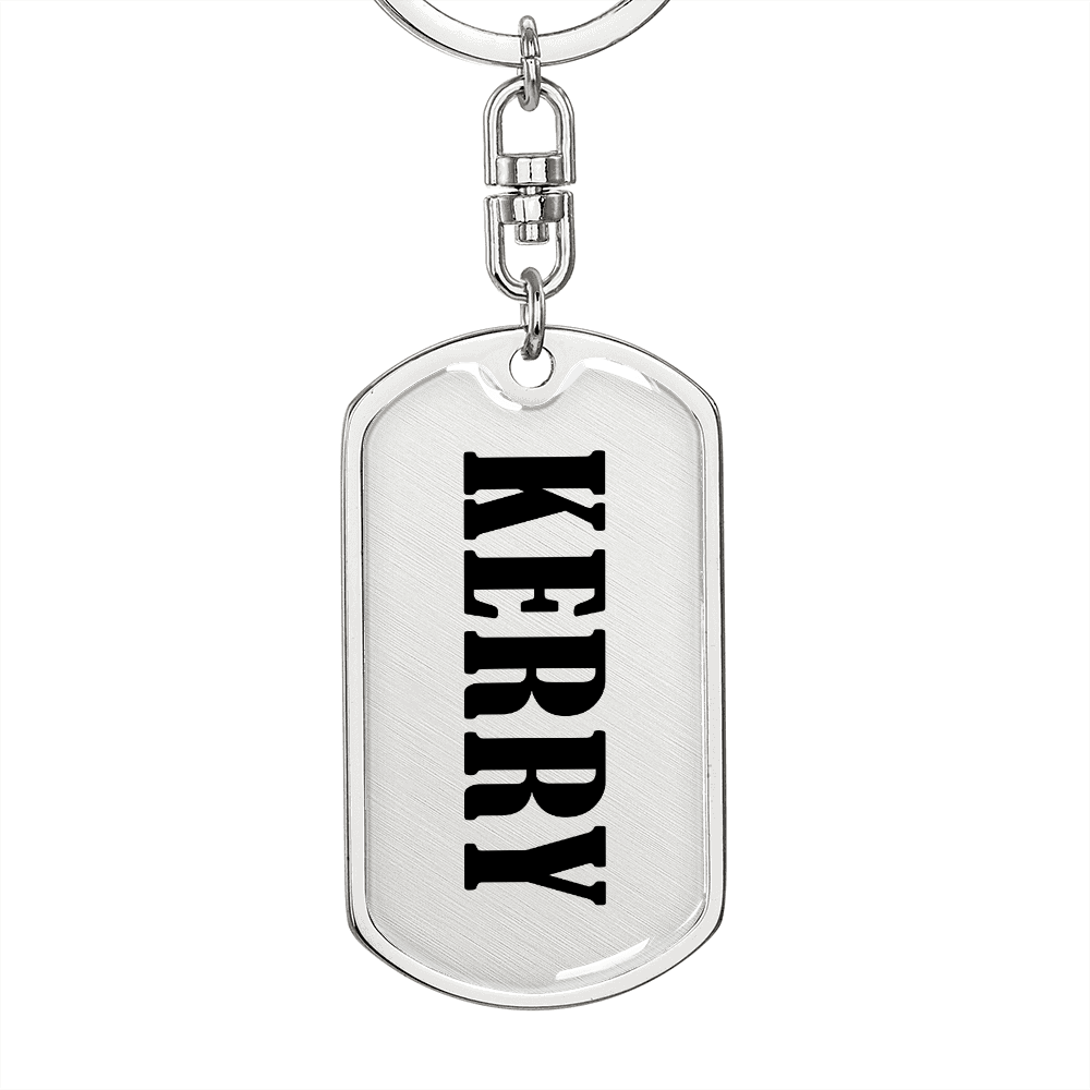 Kerry v01 - Luxury Dog Tag Keychain
