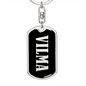 Vilma v02 - Luxury Dog Tag Keychain