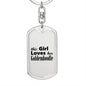 Goldendoodle - Luxury Dog Tag Keychain