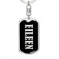 Eileen v02 - Luxury Dog Tag Keychain