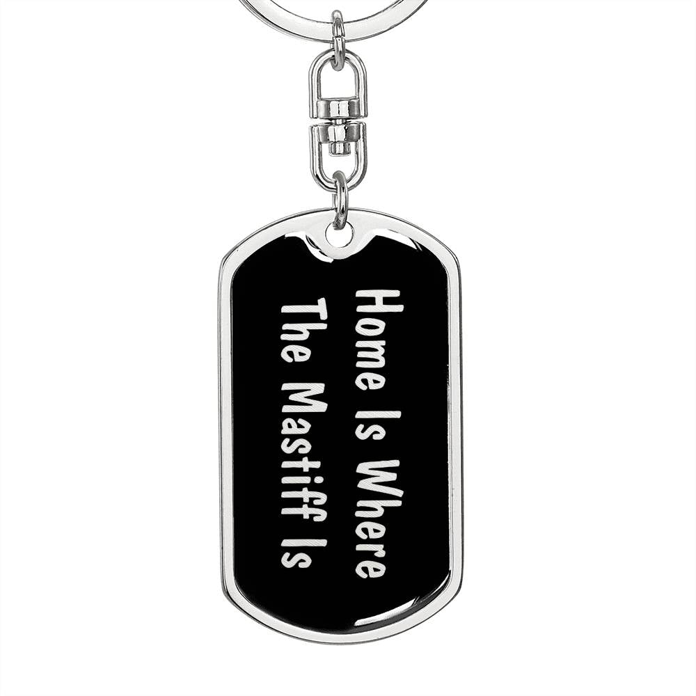 Mastiff's Home v2 - Luxury Dog Tag Keychain