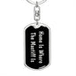 Mastiff's Home v2 - Luxury Dog Tag Keychain
