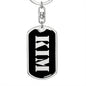 Kim v3 - Luxury Dog Tag Keychain