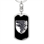 93rd Mechanized Brigade (Ukraine) v3 - Luxury Dog Tag Keychain