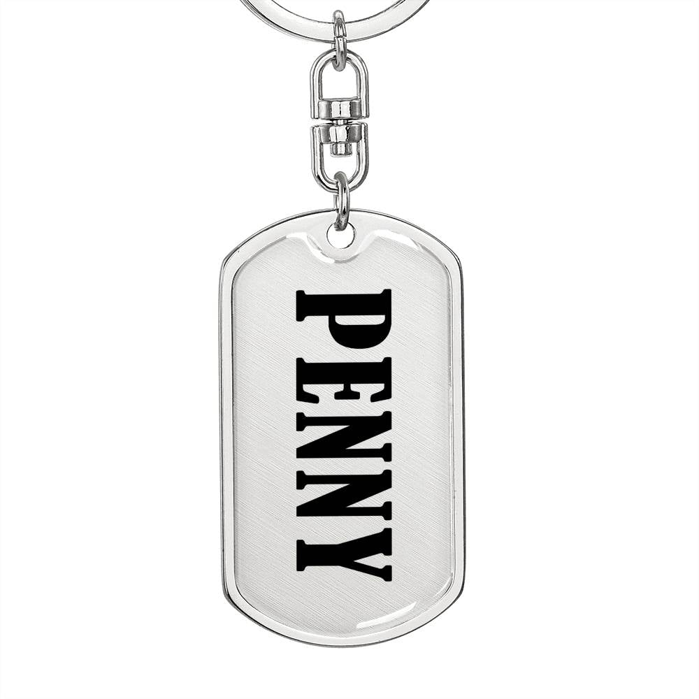 Penny v01 - Luxury Dog Tag Keychain
