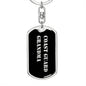 Coast Guard Grandma v2 - Luxury Dog Tag Keychain