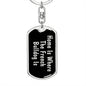 French Bulldog's Home v2 - Luxury Dog Tag Keychain