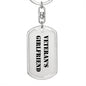 Veteran's Girlfriend - Luxury Dog Tag Keychain