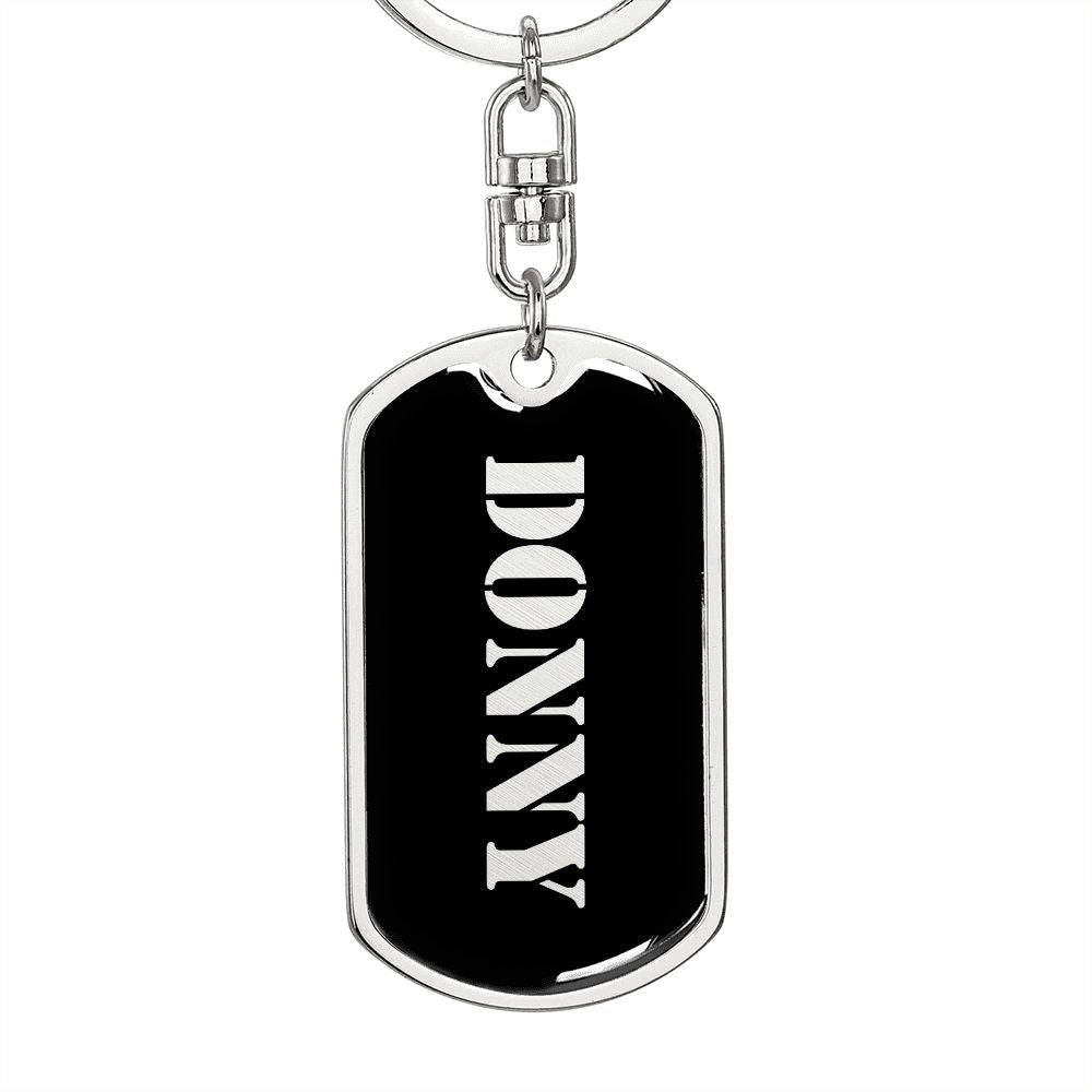 Donny v2 - Luxury Dog Tag Keychain