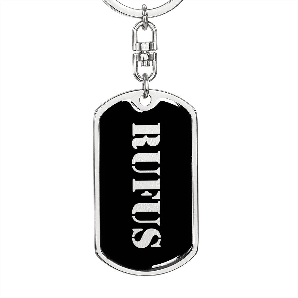 Rufus v3 - Luxury Dog Tag Keychain