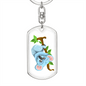 Koala 02 - Luxury Dog Tag Keychain