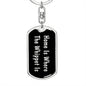 Whippet's Home v2 - Luxury Dog Tag Keychain