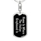 Italian Greyhound's Home v2 - Luxury Dog Tag Keychain