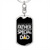 To Be A Dad - Luxury Dog Tag Keychain