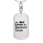 Manchester Terrier - Luxury Dog Tag Keychain