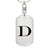 Initial D v1a - Luxury Dog Tag Keychain