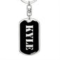 Kyle v3 - Luxury Dog Tag Keychain